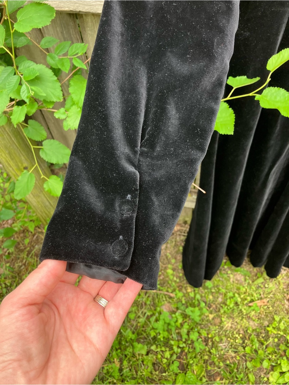 Vintage Laura Ashley Classic Black Long Sleeve Dress - Picture 3 of 15